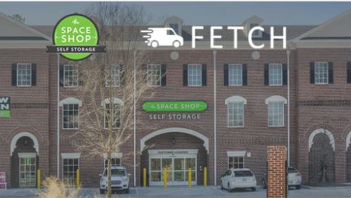 Space Shop Self Storage and Fetch partnership.